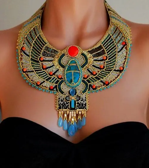 Pharaonic era jewelry display