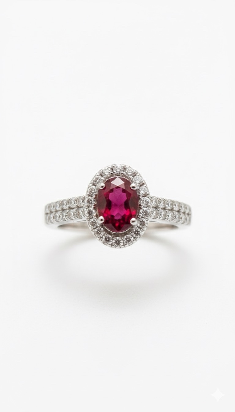 Sparkling Diamond Band | 18K Gold Elegance