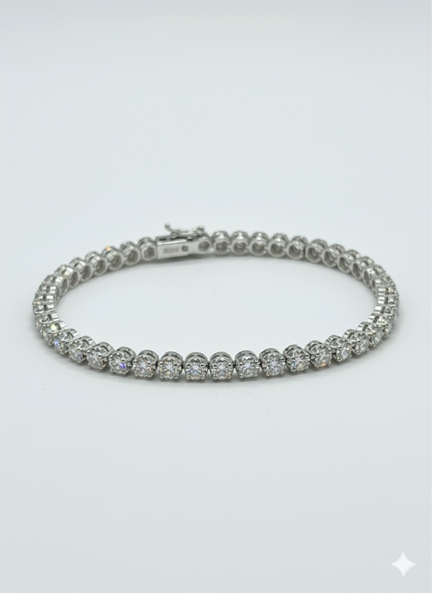 ✨ Tennis Bracelet – Elegance in Every Line ✨