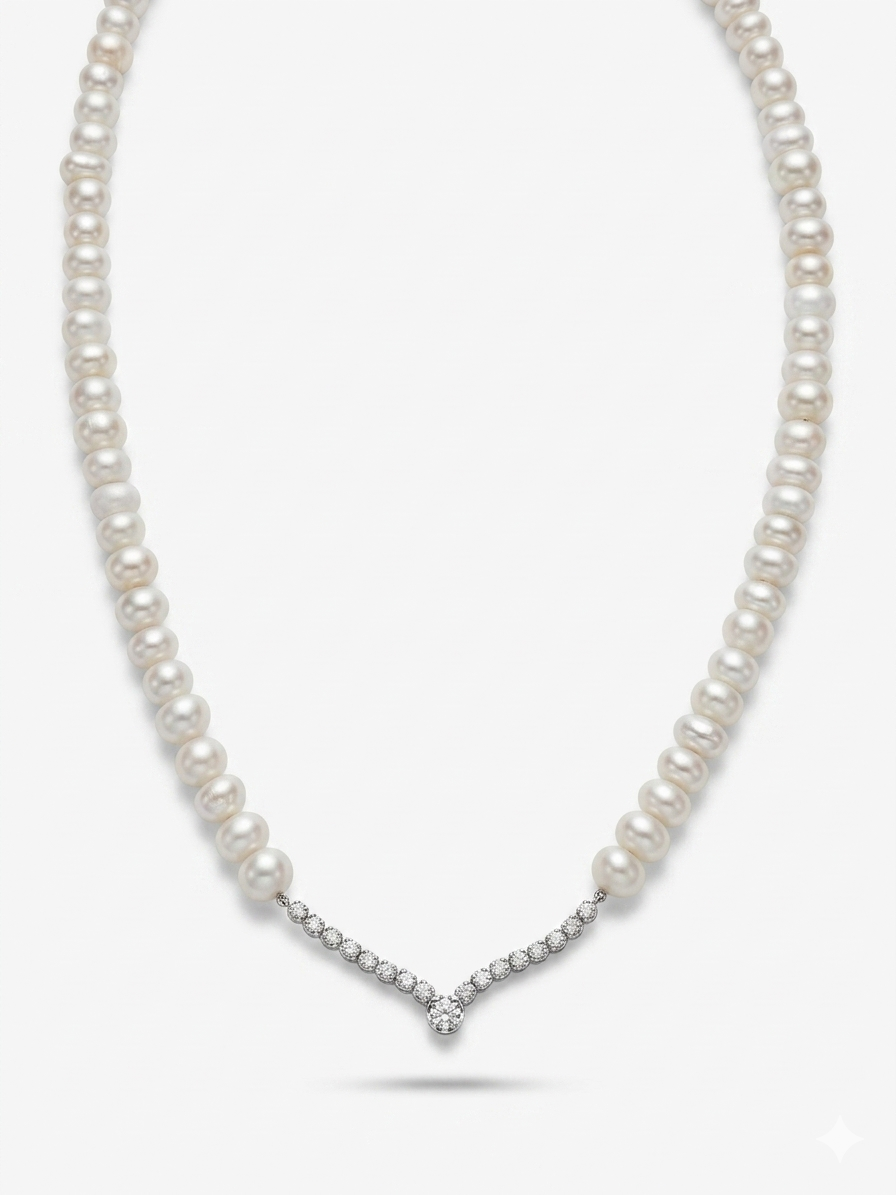 South Sea Pearl Diamond Necklace | Timeless Luxury