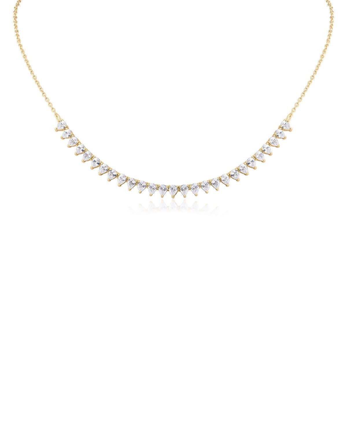 Pear Diamond Necklace