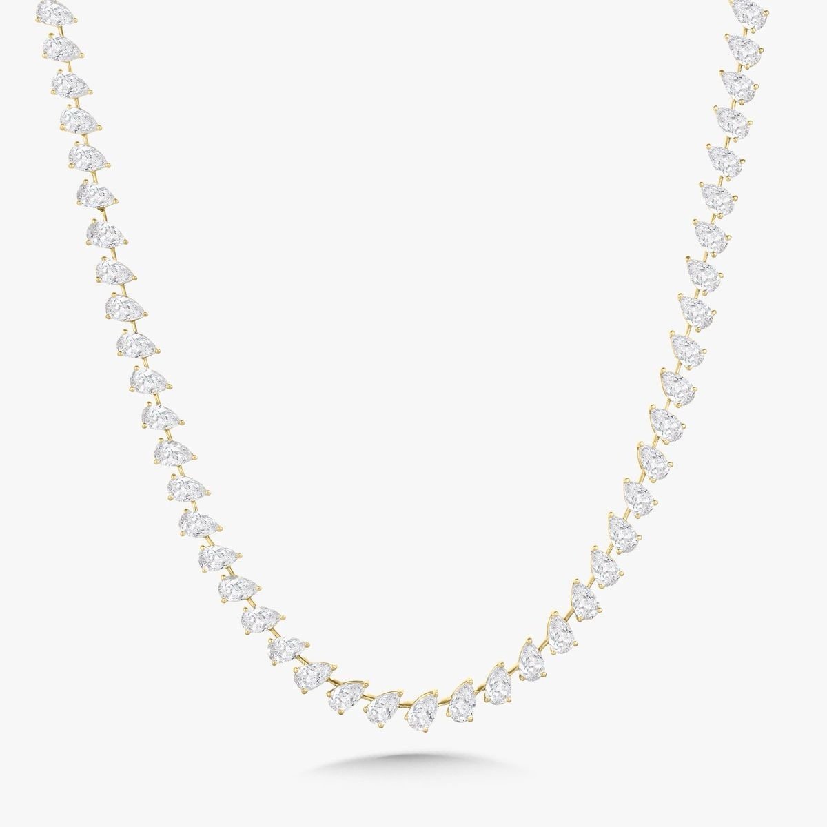 Pear Diamond Necklace